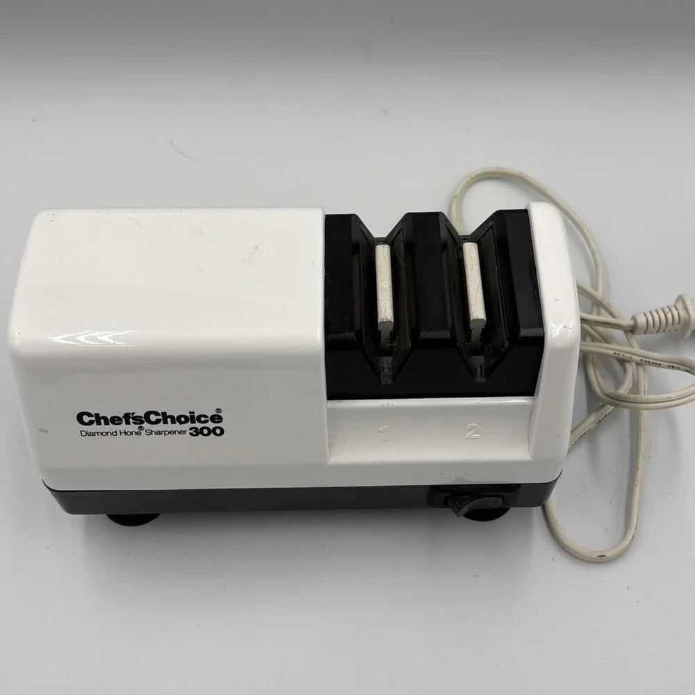 Knife Sharpener Electric CHEFS CHOICE Model 300 Diamond Hone Made USA